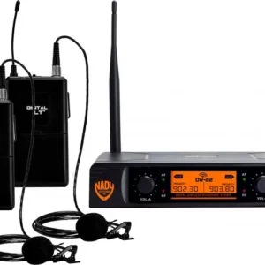 Nady DW-22 Dual Digital Wireless Lapel Microphone System