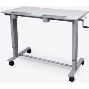 Luxor Student Desk - Sit Stand Desk with Crank Handle