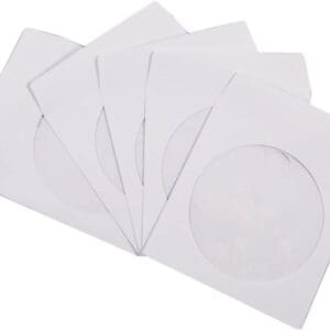 Buy 500 White Paper Sleeves for CD and DVD's get 100 Free