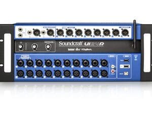 The Soundcraft Ui24R is a complete, rack-mountable, digital mixing and multi-track recording system that delivers flexible I/O, pristine sound quality, intuitive wireless control, and roadworthy reliability—all in a streamlined design. The system can double as a stagebox and can be controlled by up to 10 devices via Ethernet or built-in dual-band Wi-Fi, making it possible to control mixing and multi-track recording wirelessly from anywhere in the venue. With renowned HARMAN signal processing, Studer-designed preamps and much more—from the studio to the stage, Soundcraft Ui24R is the ultimate system for artists, venues and engineers who need to save space and deliver superior sound.