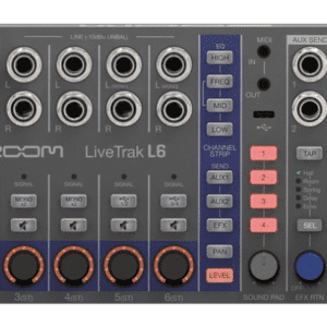 Zoom LiveTrak L6 10-channel Compact Digital Mixer