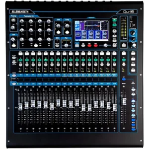 Allen & Heath's Qu-16 Chrome Edition mixer gives musicians and engineers a portable yet powerful mixing solution. With 16 high-performance mic preamps, total recall and onboard DSP, the Qu-16 delivers studio-quality results for live shows, recordings, conferences and more.