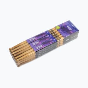 On-Stage Hickory Drum Sticks (5B, Wood Tip, 12pr)